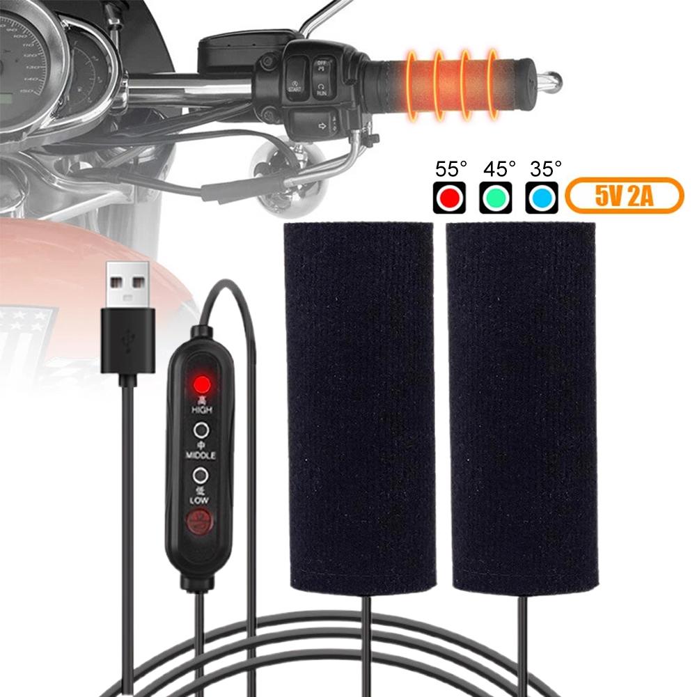 Cycling Gear Kit - 12V 3-Gang Motorrad Beheizte Handgriff Einstellbare