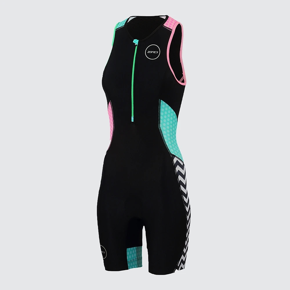 Cycling Gear Girls - Triathlon Frauen Bicicleta ärmellose Strumpfhose Ropa