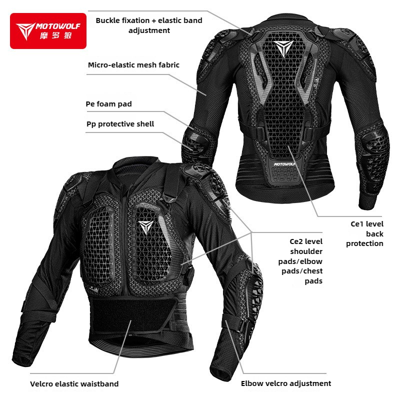 Motorradjacke Moto Körperpanze – Cycling Gear Jacket Bewertung und Preis