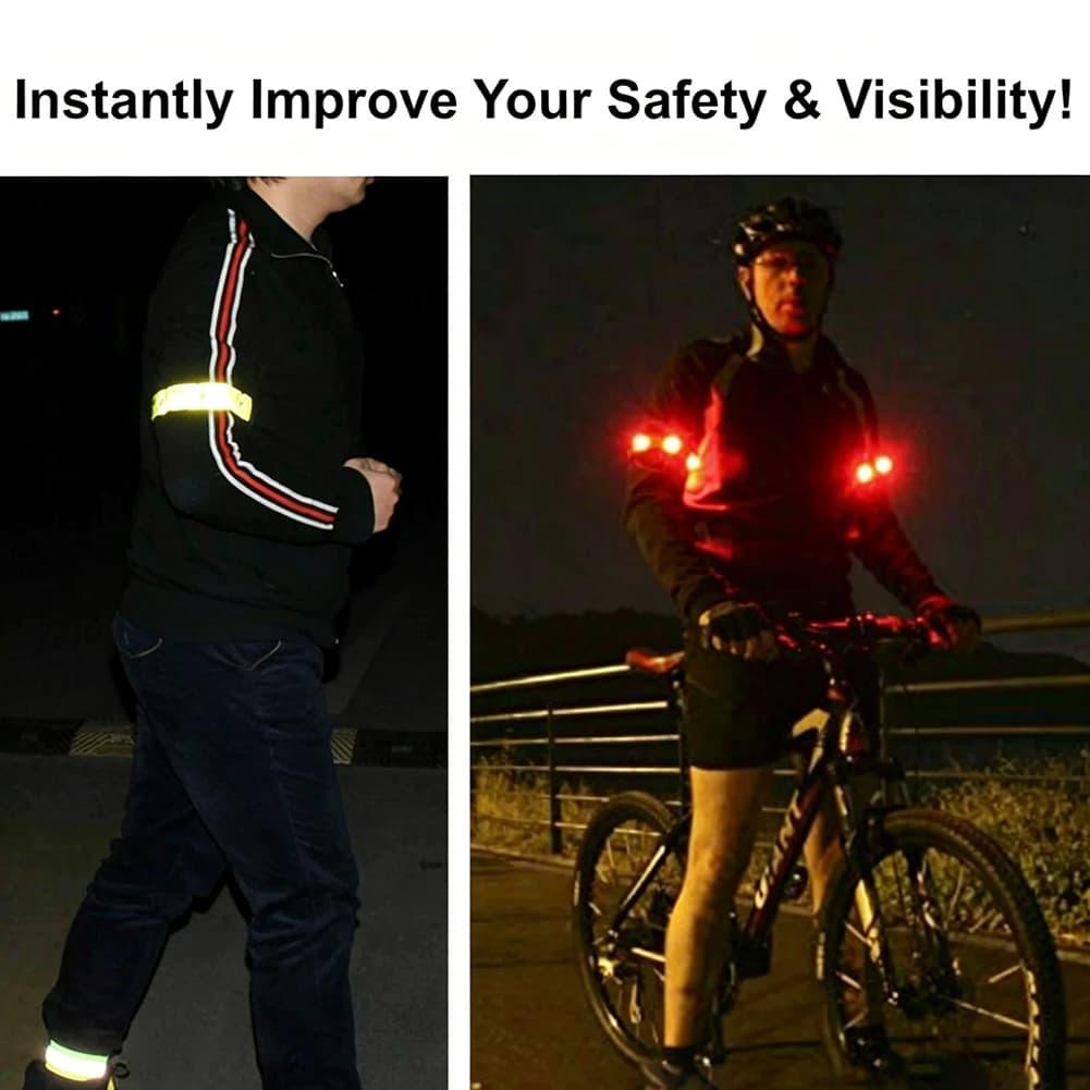 LED-Reflektorarmband mit Blitz – Cycling Visibility Gear Bewertung und Preis
